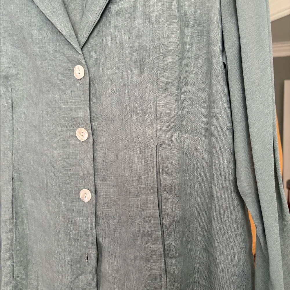 Soft Surroundings linen shirt / jacket